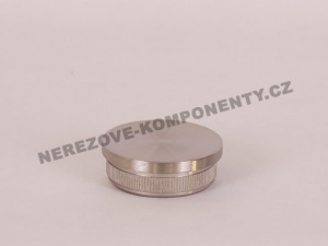 Koncovka nerezového madla 42,4 mm - rovná