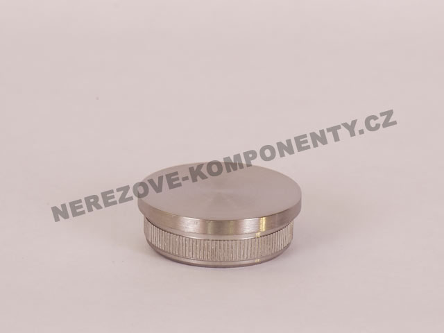 Koncovka nerezového madla 42,4 mm - rovná