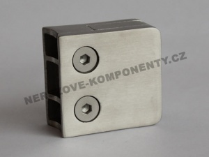 Hranatý držák skla zábradlí - model 21B